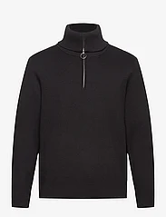 Samsøe Samsøe - Ryder half zip 10490 - megzti laisvalaikio drabužiai - black - 2
