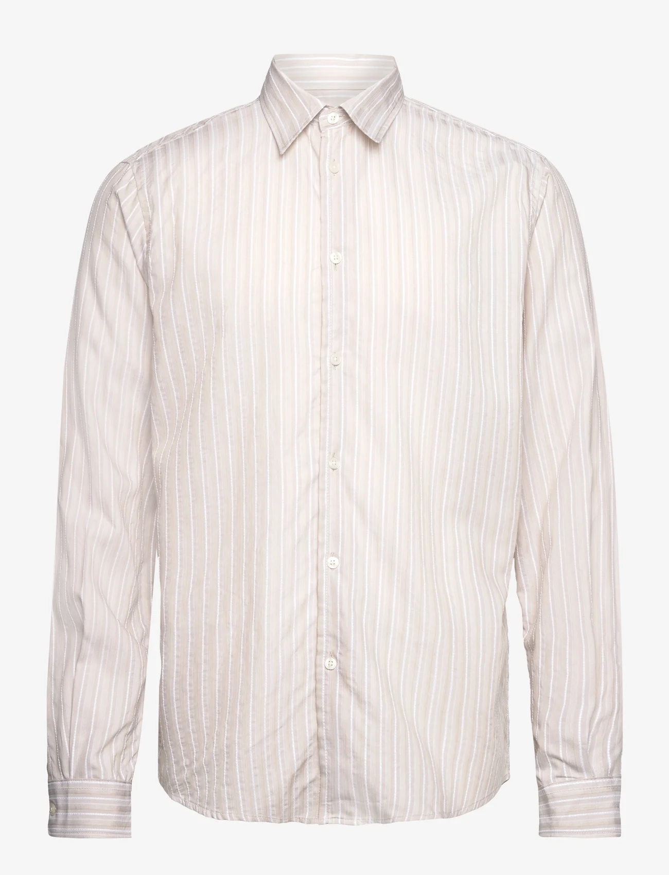 Samsøe Samsøe - Liam FX shirt 14916 - kasdienio stiliaus marškiniai - cream st. - 0