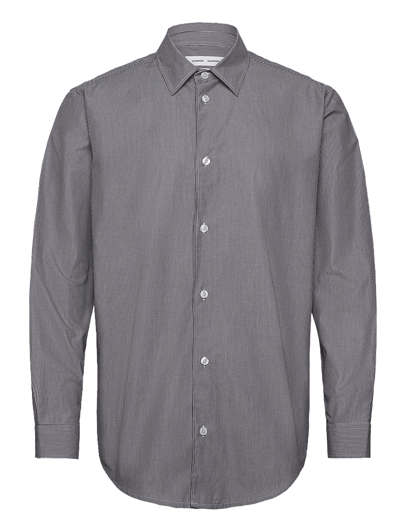 Samsøe Samsøe - Damon X shirt 13072 - randiga skjortor - black st. - 0