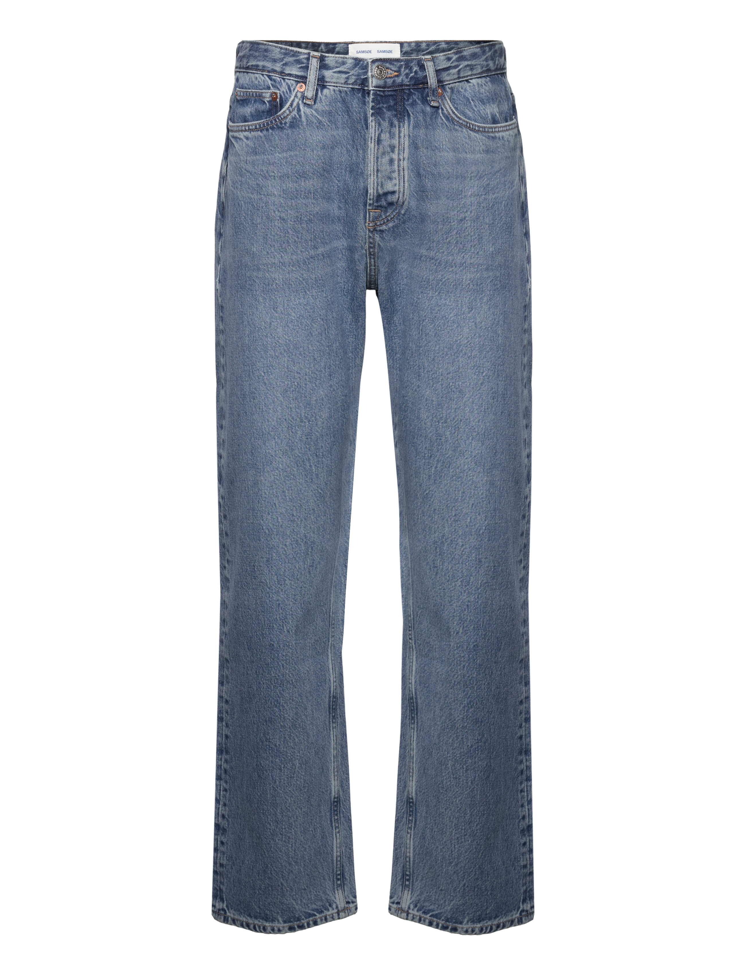 Samsøe Samsøe Eddie Jeans 15060, 27 x 32, Blue, Jeans > Afslappede, Herre