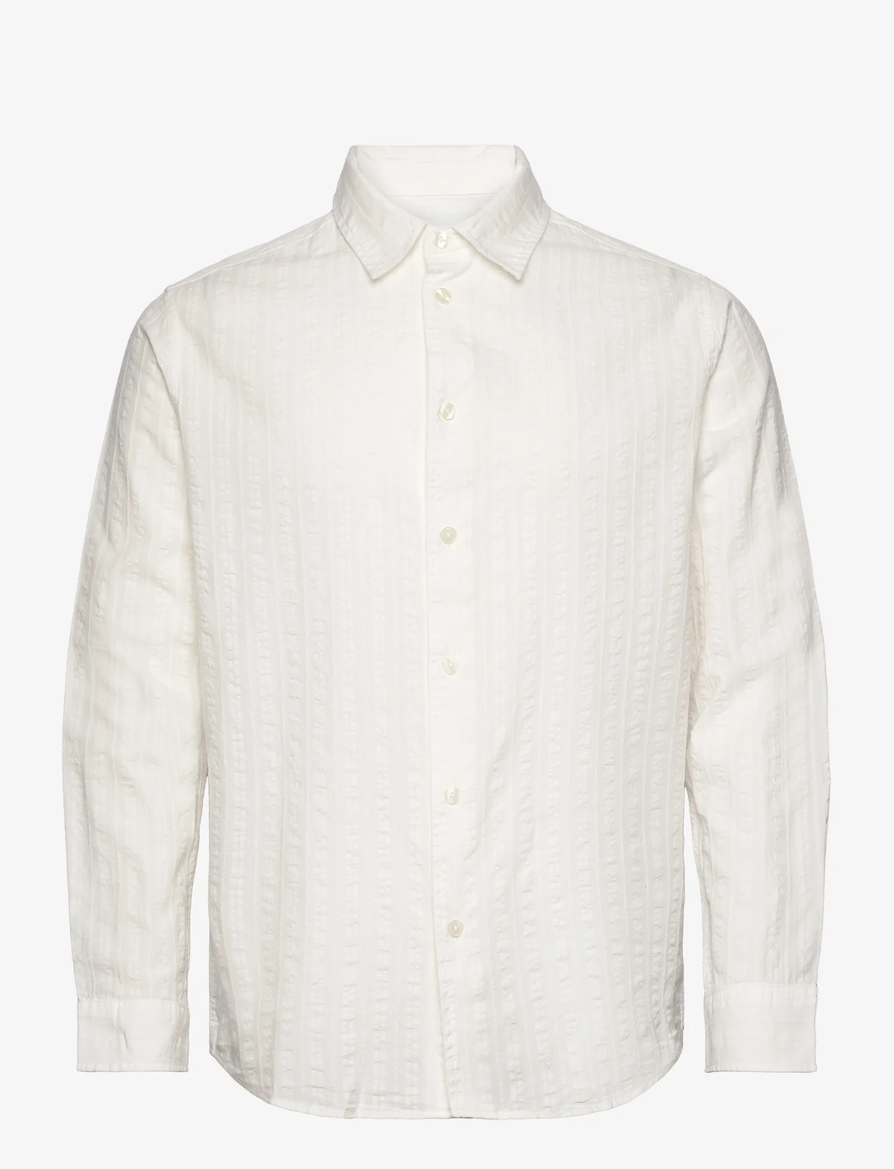Samsøe Samsøe - Sadamon X shirt 15184 - peruskauluspaidat - clear cream - 1