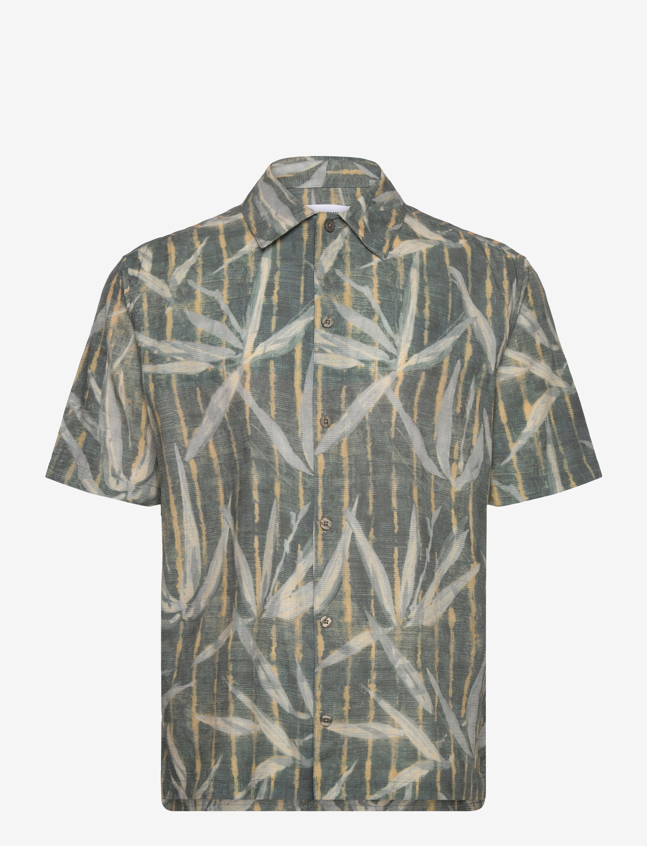 Samsøe Samsøe - Saayo X shirt 15142 - kortärmade t-shirts - blurred palms - 0
