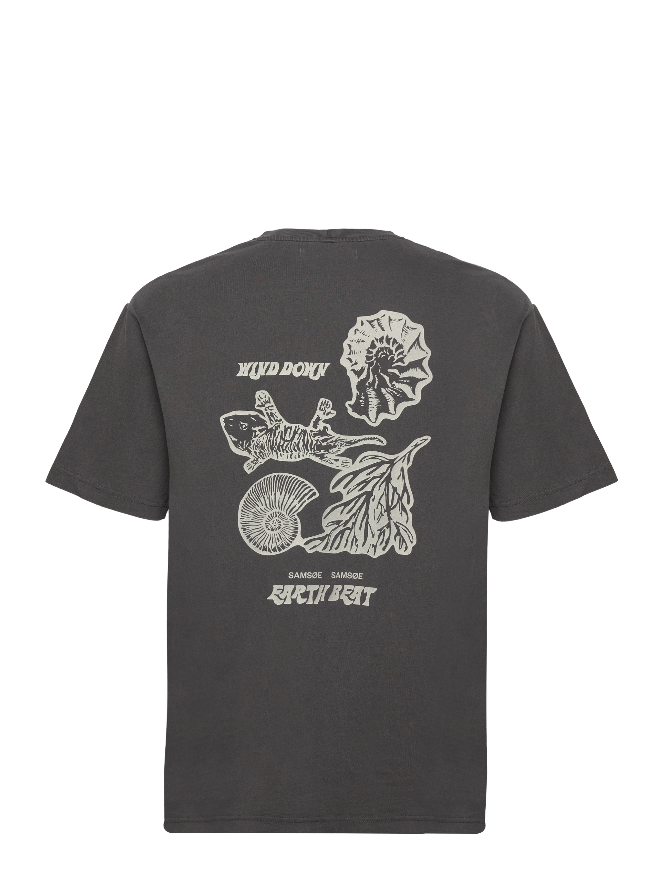 Samsøe Samsøe - Wind down t-shirt 14508 - black fossil - 1