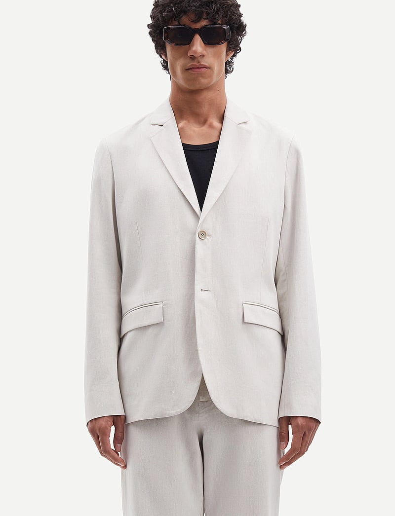 Samsøe Samsøe - Sacho blazer 15219 - einreiher - moonstruck - 0