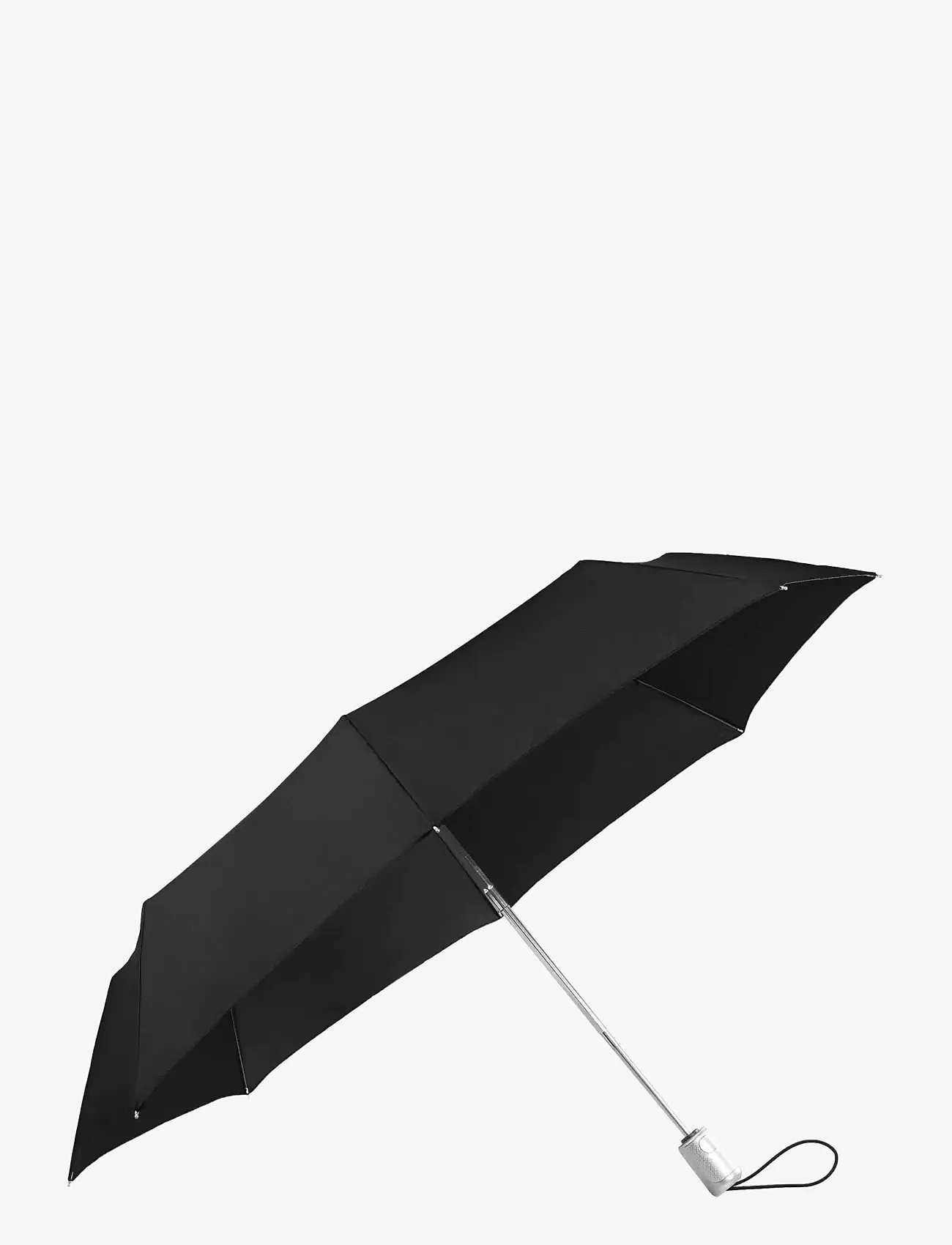 Samsonite - ALU DROP SAFE 3 SECT. AUTO O/C - regenschirme - black - 0