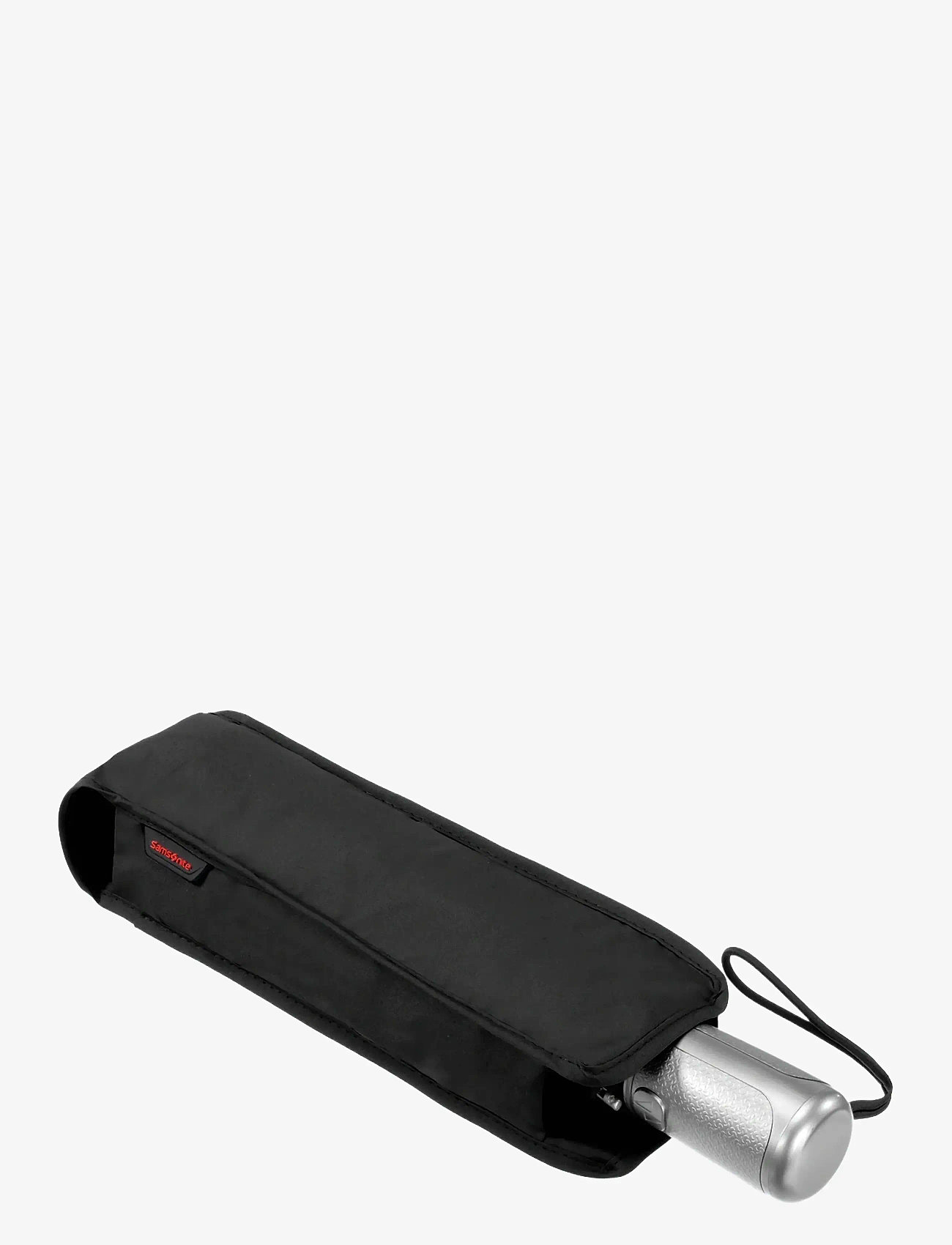 Samsonite - ALU DROP SAFE 3 SECT. AUTO O/C - regenschirme - black - 2