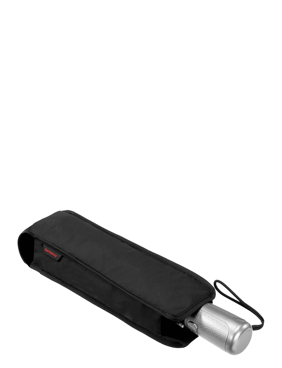 Samsonite - ALU DROP SAFE 3 SECT. AUTO O/C - regenschirme - black - 2