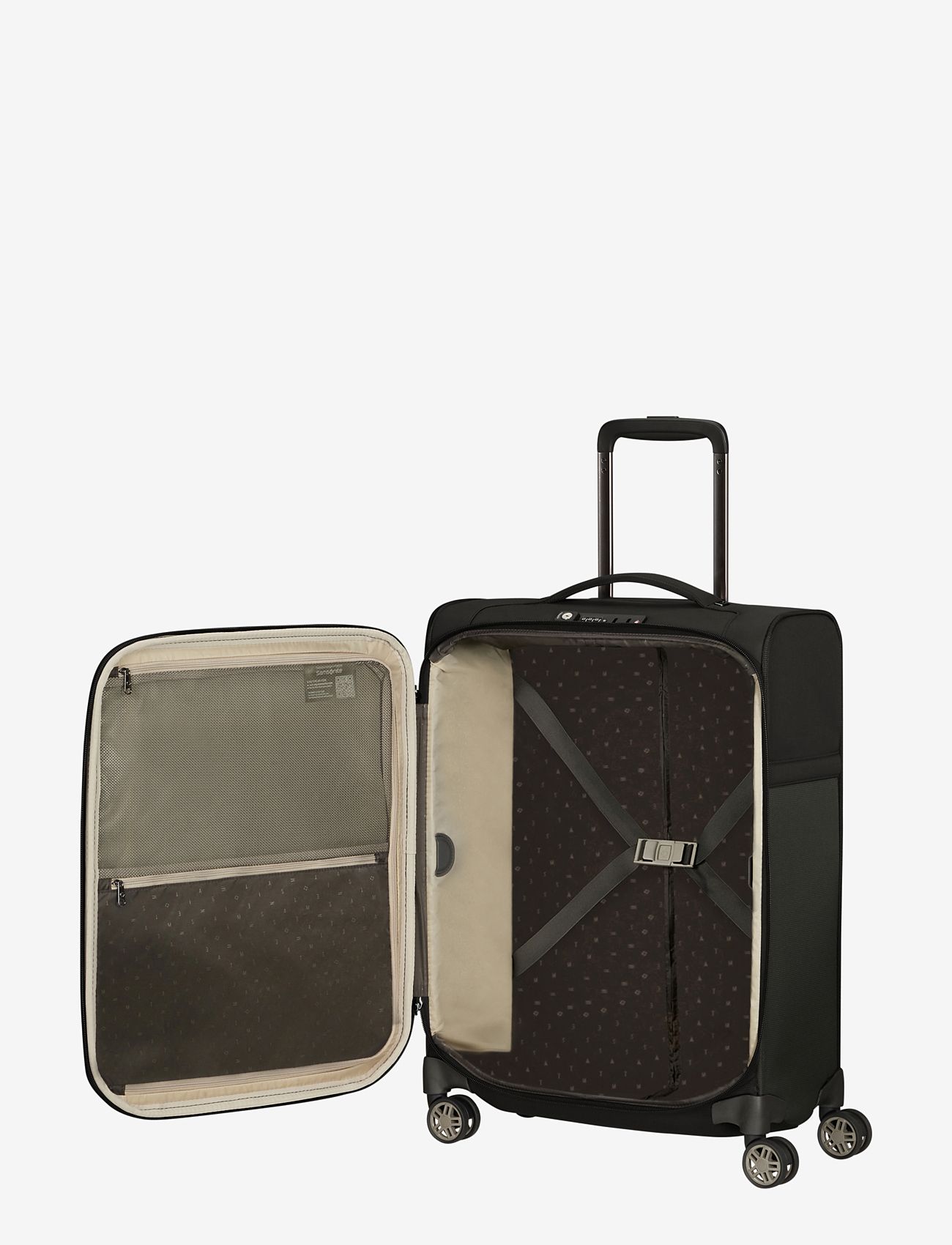 Samsonite - Airea SPINNER 55/20 STRICT - dideli lagaminai - black - 4