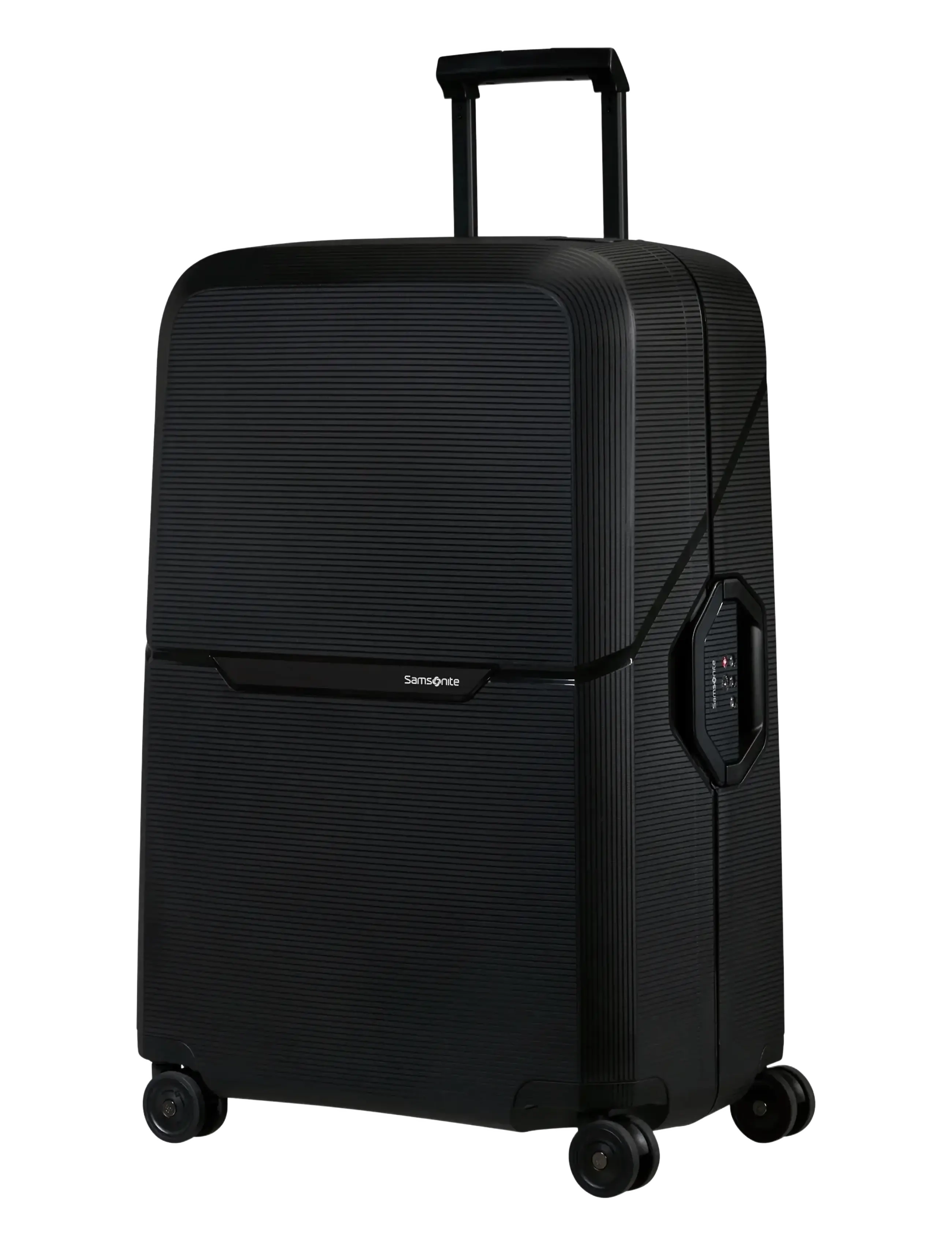 Samsonite Magnum Eco Spinner 75Cm, Mænd, Hård Skal Spinner Kuffert, Sort, Str: 75