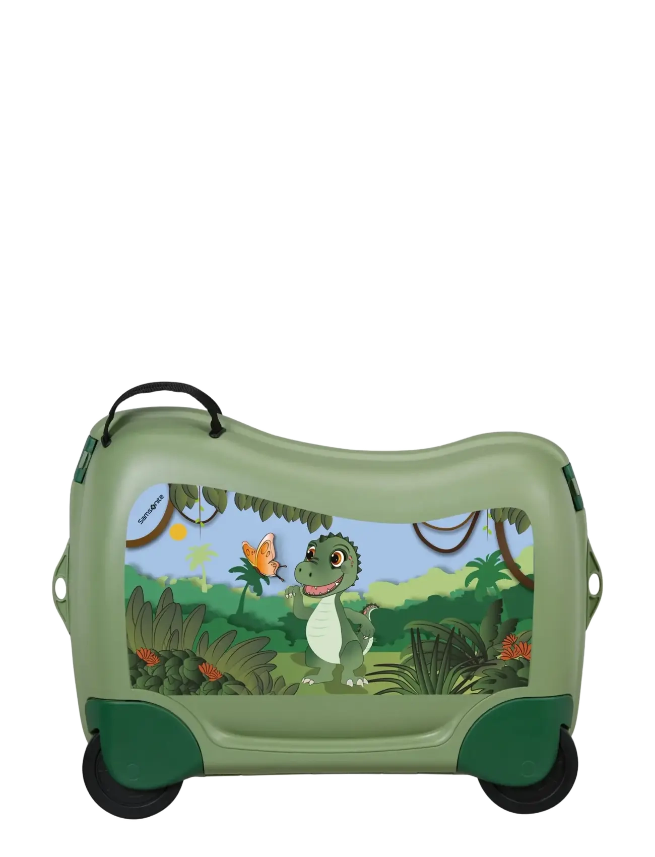 Samsonite Dream2Go Ride On Suitcase Dino Rex, One Size, Green, Tasker > Rejsetasker, Børn