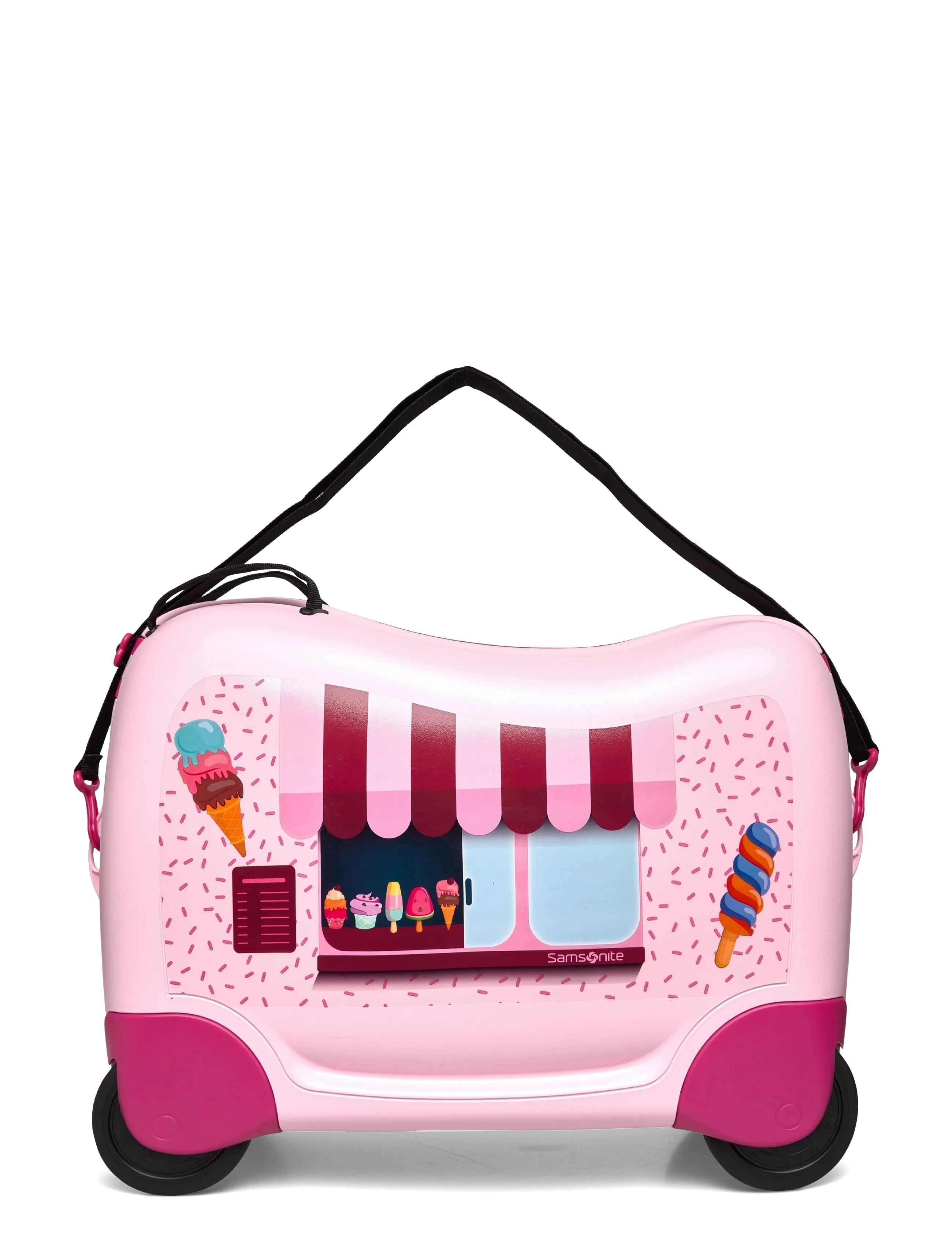 Samsonite DREAM2GO Ride-On Suitecase PUPPY. P - Rejsetasker til børn - ICE CREAM VAN / pink/rose