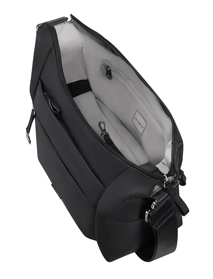 Samsonite - MOVE 5.0 SHOULD. BAG S+1 POCK - schultertaschen - black - 5