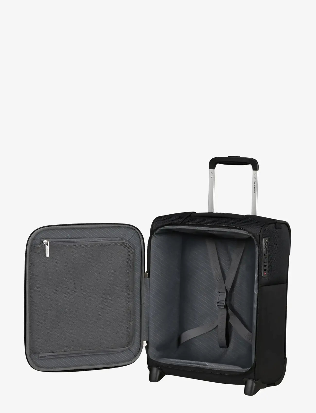 Samsonite - BASE BREEZE UPRIGHT 45/16 UNDERSEATER - pilot- og businesskufferter - black - 3