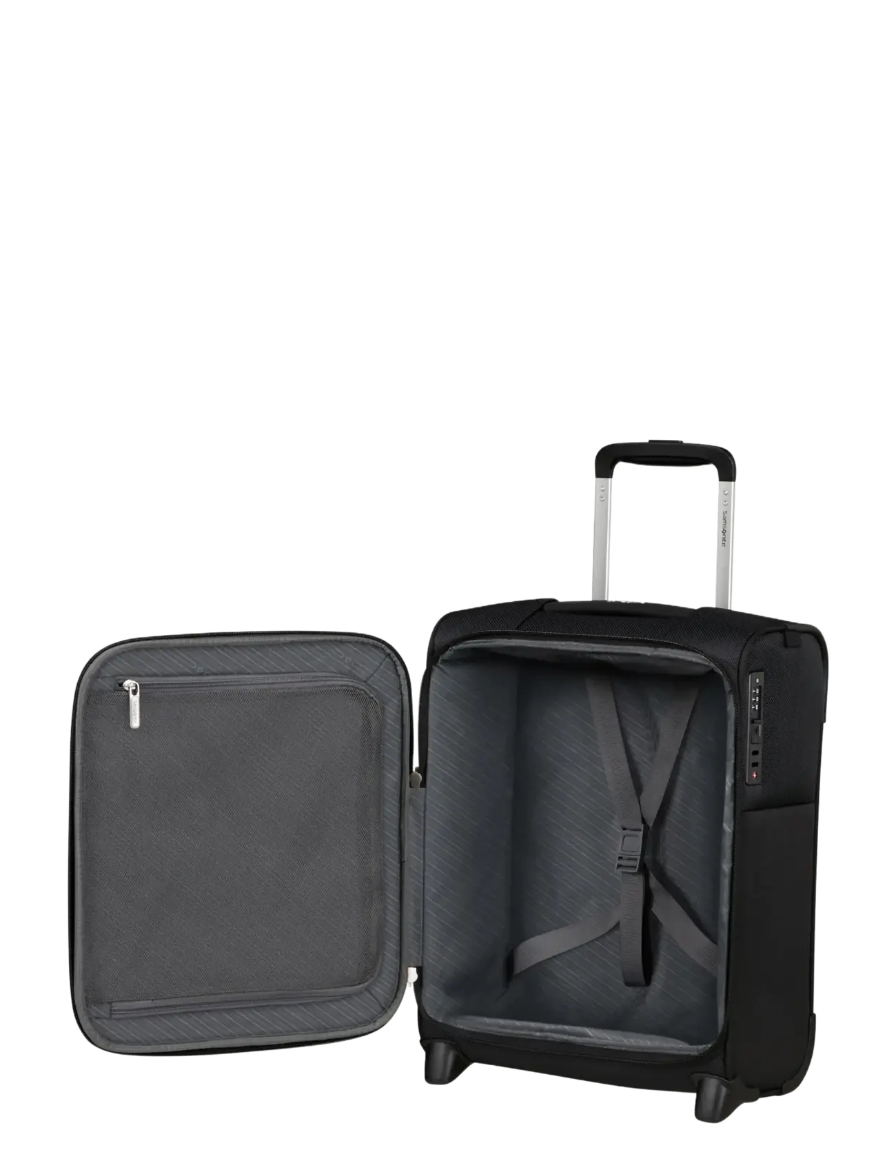Samsonite - BASE BREEZE UPRIGHT 45/16 UNDERSEATER - pilot & business suitcases - black - 3