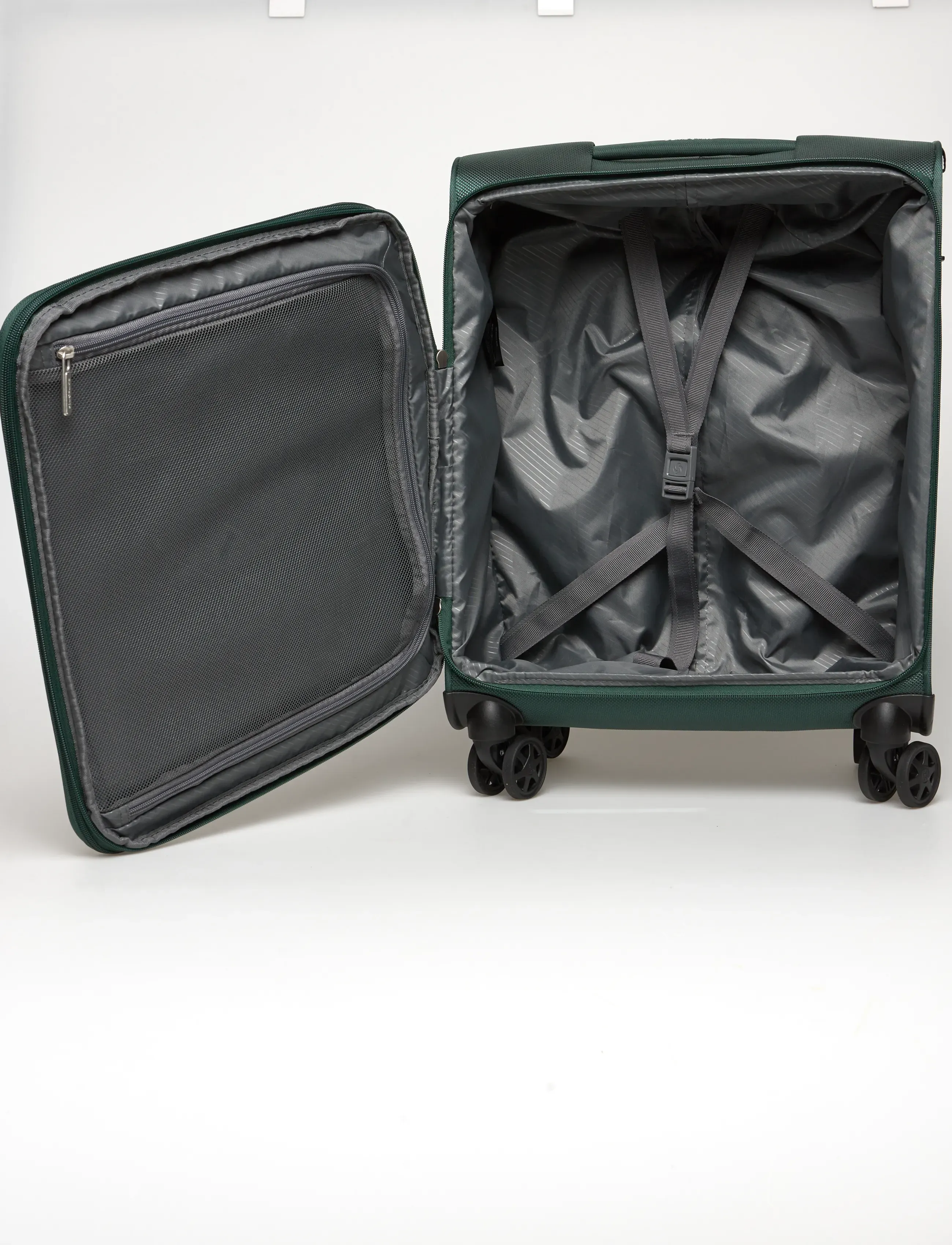 Samsonite - BASE BREEZE SPINNER 55/20 EXP - mittelgroße koffer - dark green - 4
