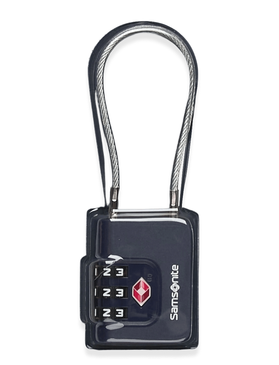 Samsonite - CABLELOCK 3 DIAL TSA - bagagelåse - midnight blue - 0