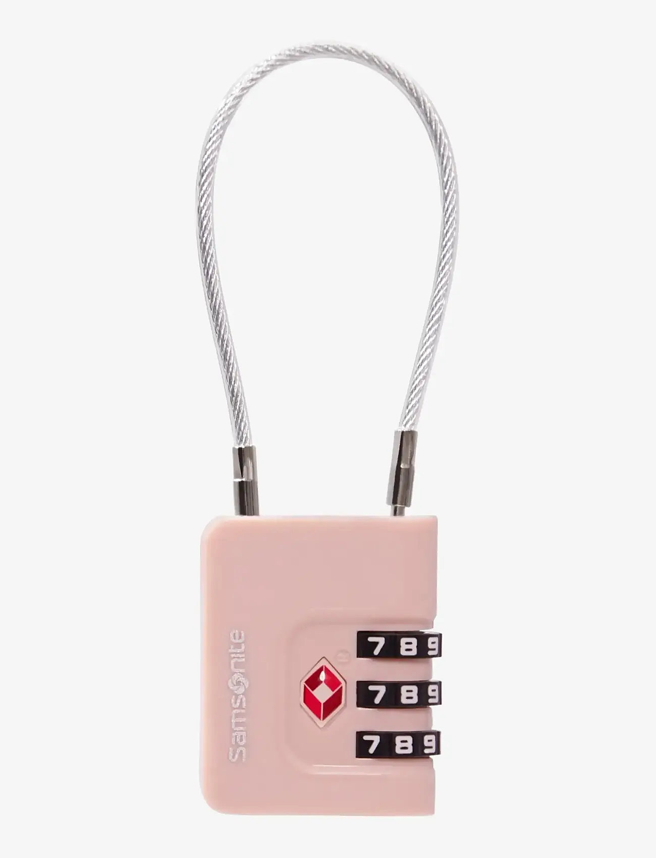 Samsonite - CABLELOCK 3 DIAL TSA - ferðalásar - rose - 0