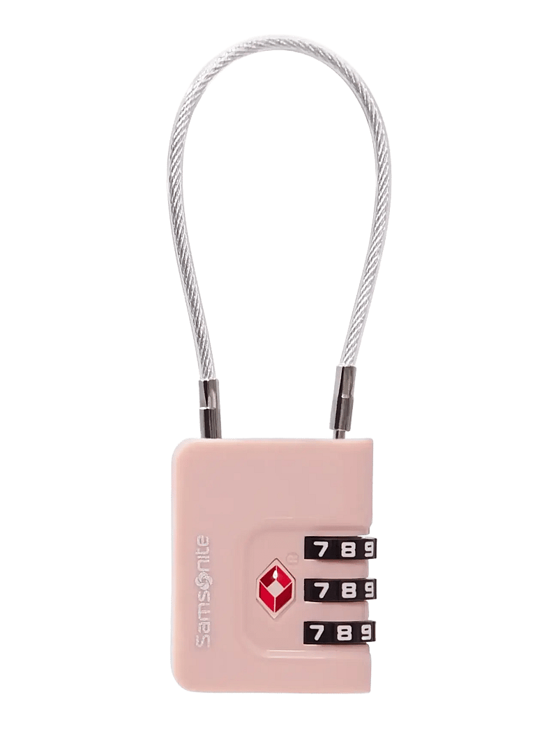 Samsonite - CABLELOCK 3 DIAL TSA - reiseschlösser - rose - 0
