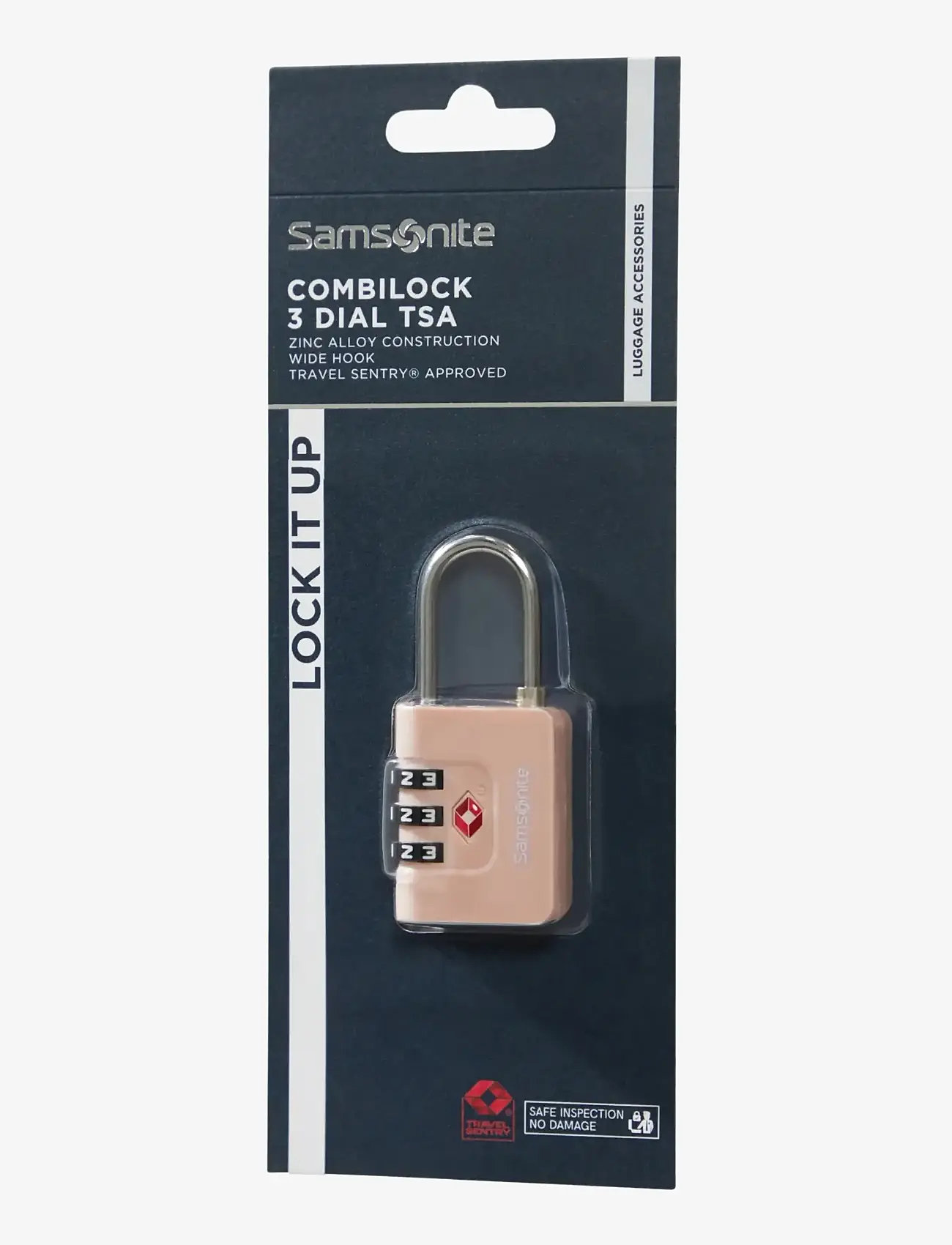 Samsonite - COMBILOCK 3 DIAL TSA - reiseschlösser - rose - 1