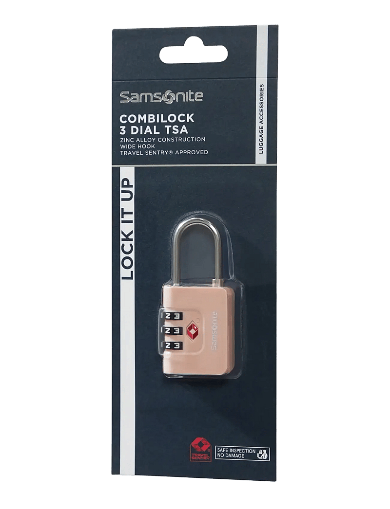 Samsonite - COMBILOCK 3 DIAL TSA - reiseschlösser - rose - 1
