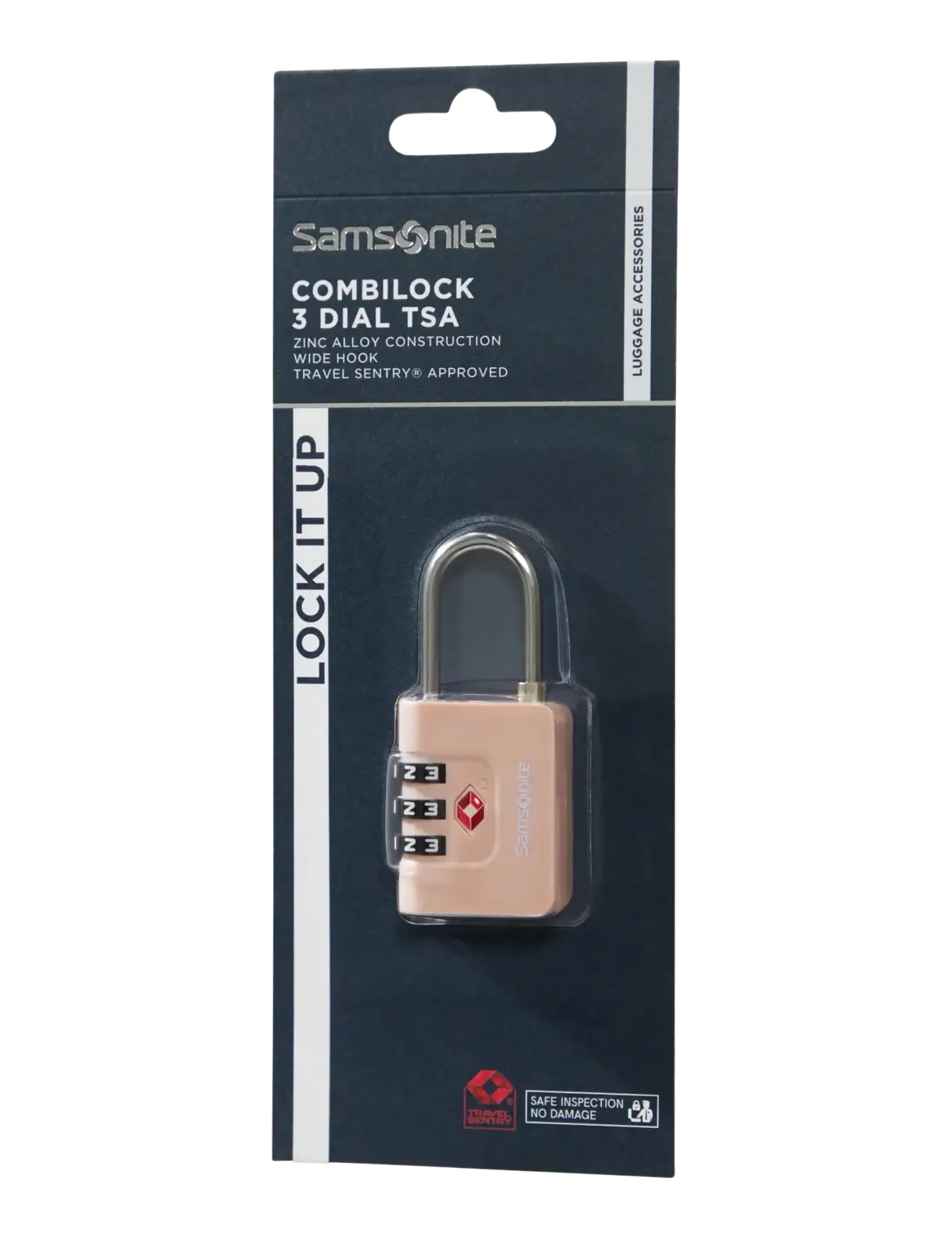 Samsonite - COMBILOCK 3 DIAL TSA - reiseschlösser - rose - 1