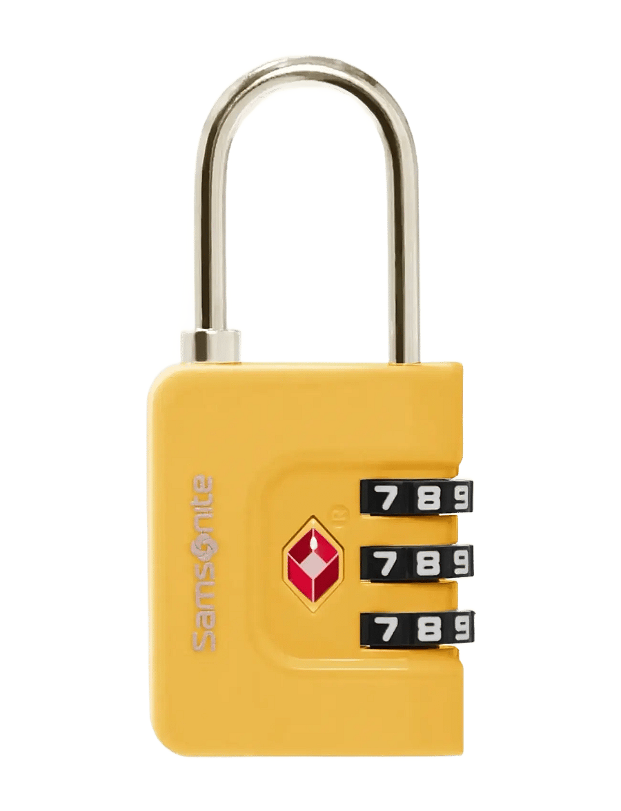 Samsonite - COMBILOCK 3 DIAL TSA - reiselåser - yellow - 0