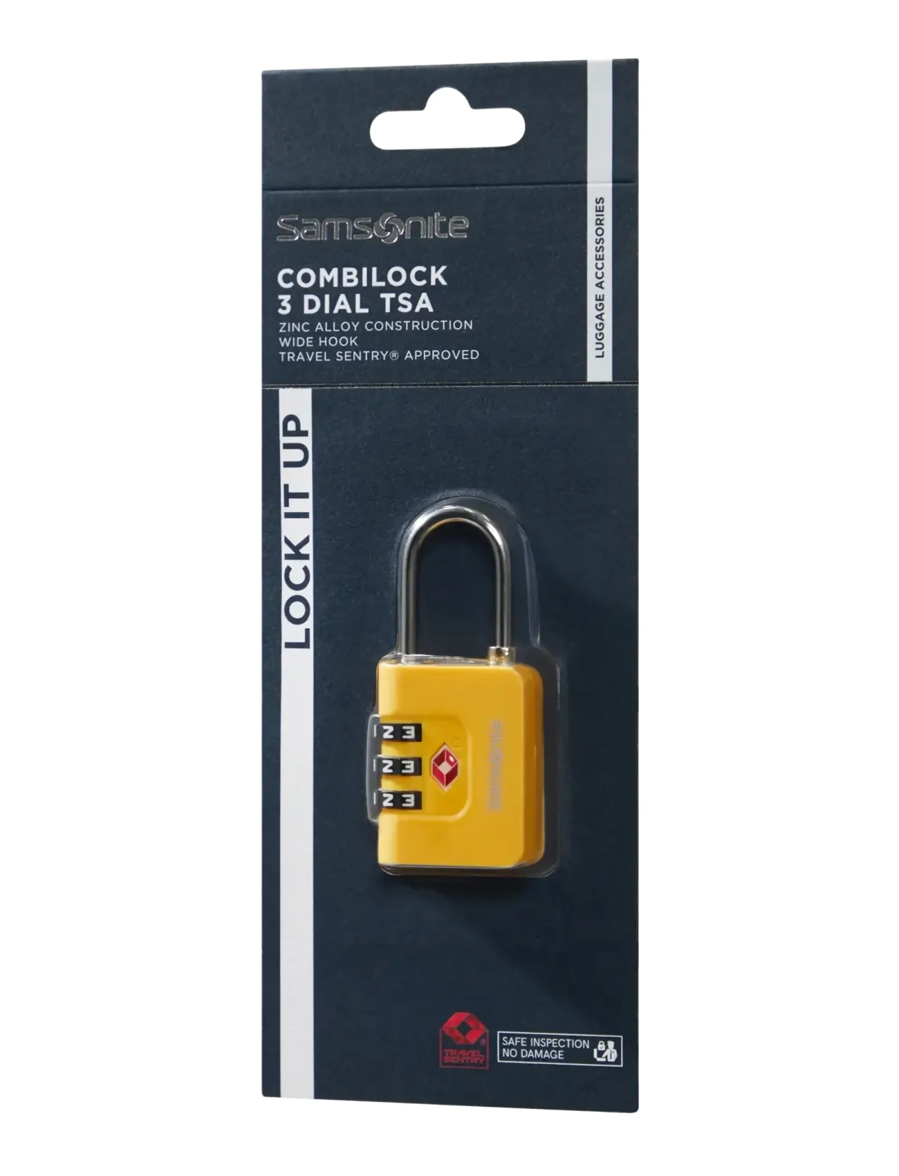 Samsonite - COMBILOCK 3 DIAL TSA - reiselåser - yellow - 1