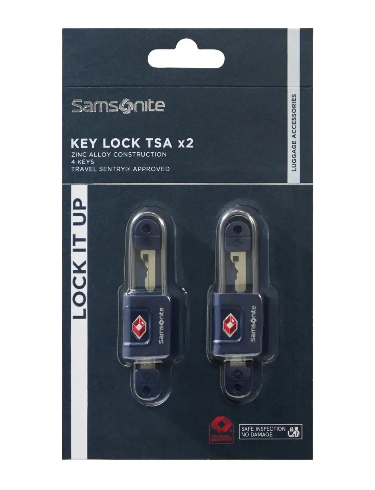 Samsonite - KEY LOCK TSA x2 - travel locks - midnight blue - 1