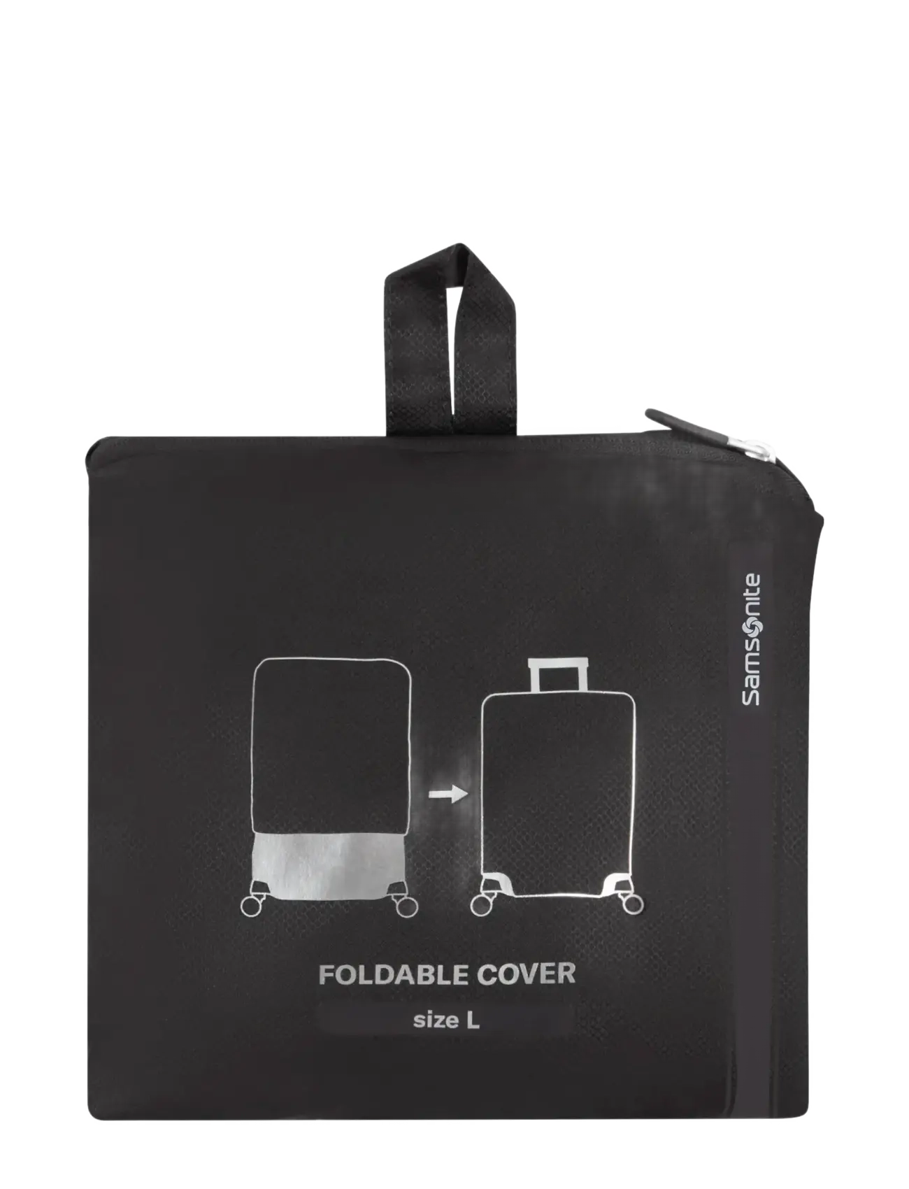 Samsonite - FOLDABLE LUGGAGE COVER L - bagageovertræk - black - 1