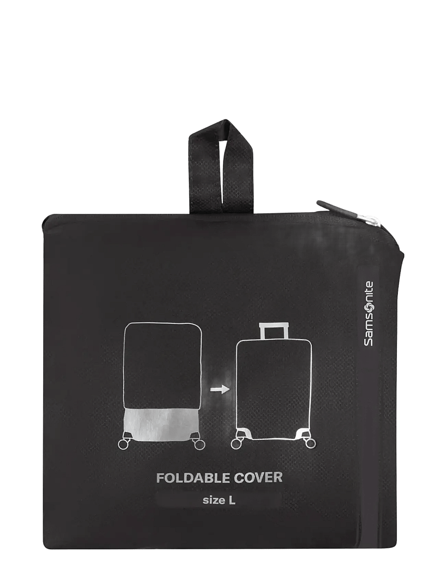 Samsonite - FOLDABLE LUGGAGE COVER L - bagageovertræk - black - 1