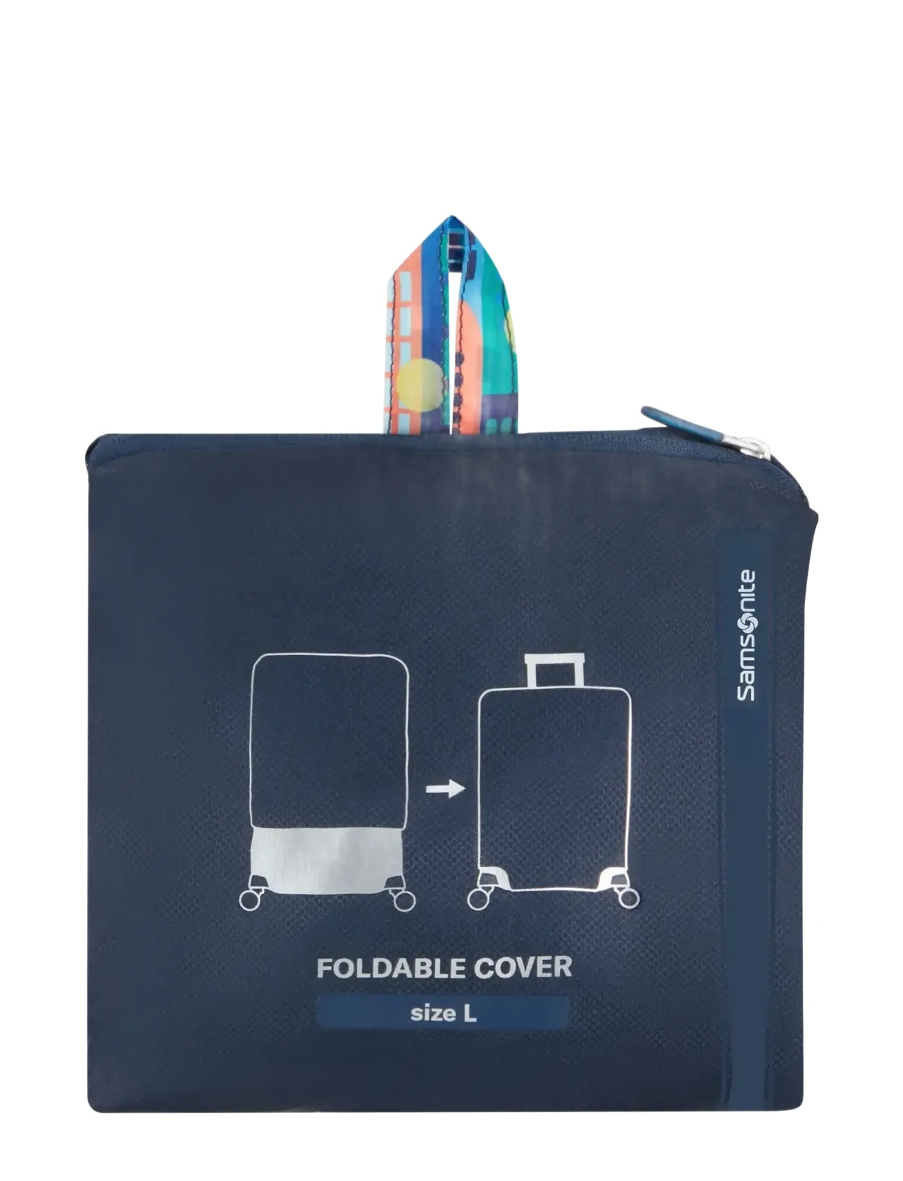 Samsonite - FOLDABLE LUGGAGE COVER L - luggage covers - city print - 1