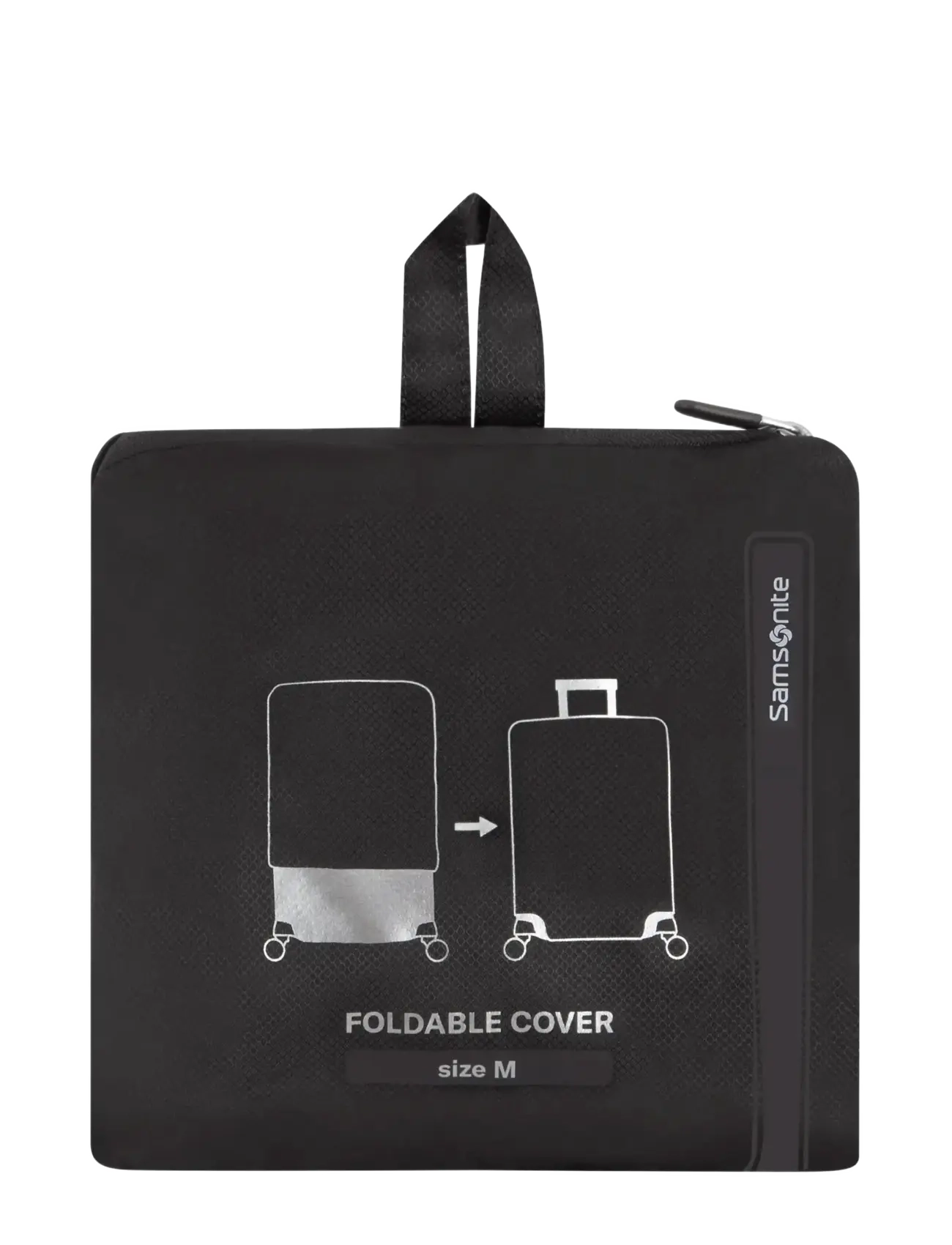 Samsonite - FOLDABLE LUGGAGE COVER M - bagasjetrekk - black - 1