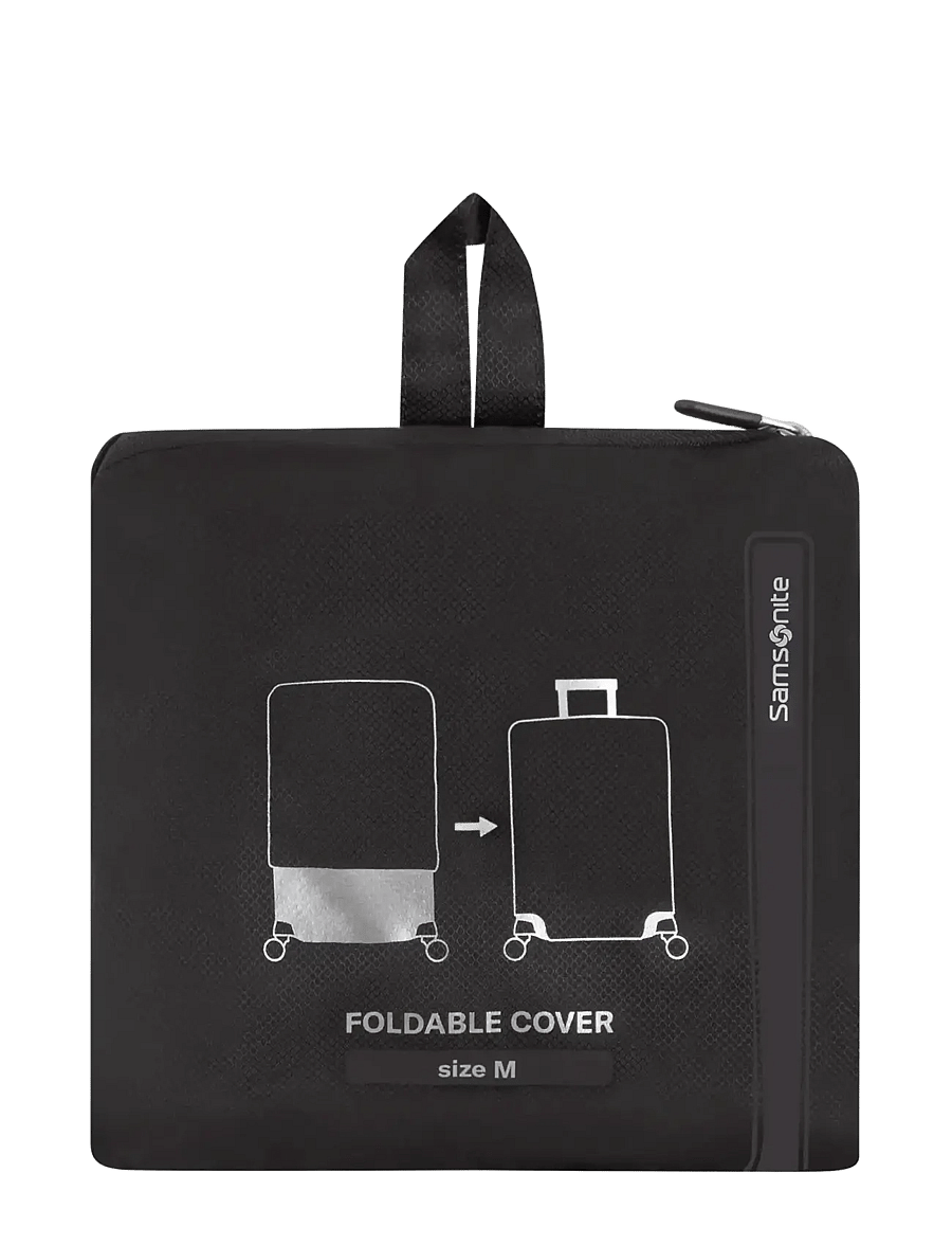 Samsonite - FOLDABLE LUGGAGE COVER M - kofferschutzhüllen - black - 1
