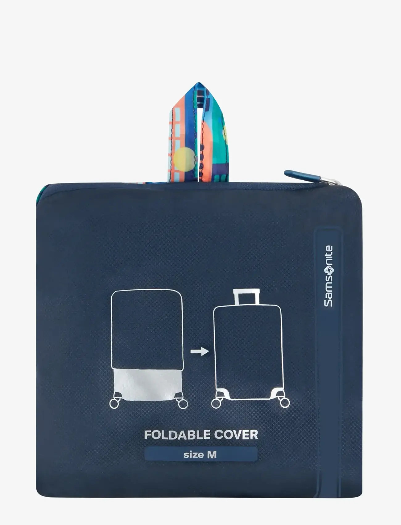 Samsonite - FOLDABLE LUGGAGE COVER M - pagasikatted - city print - 1