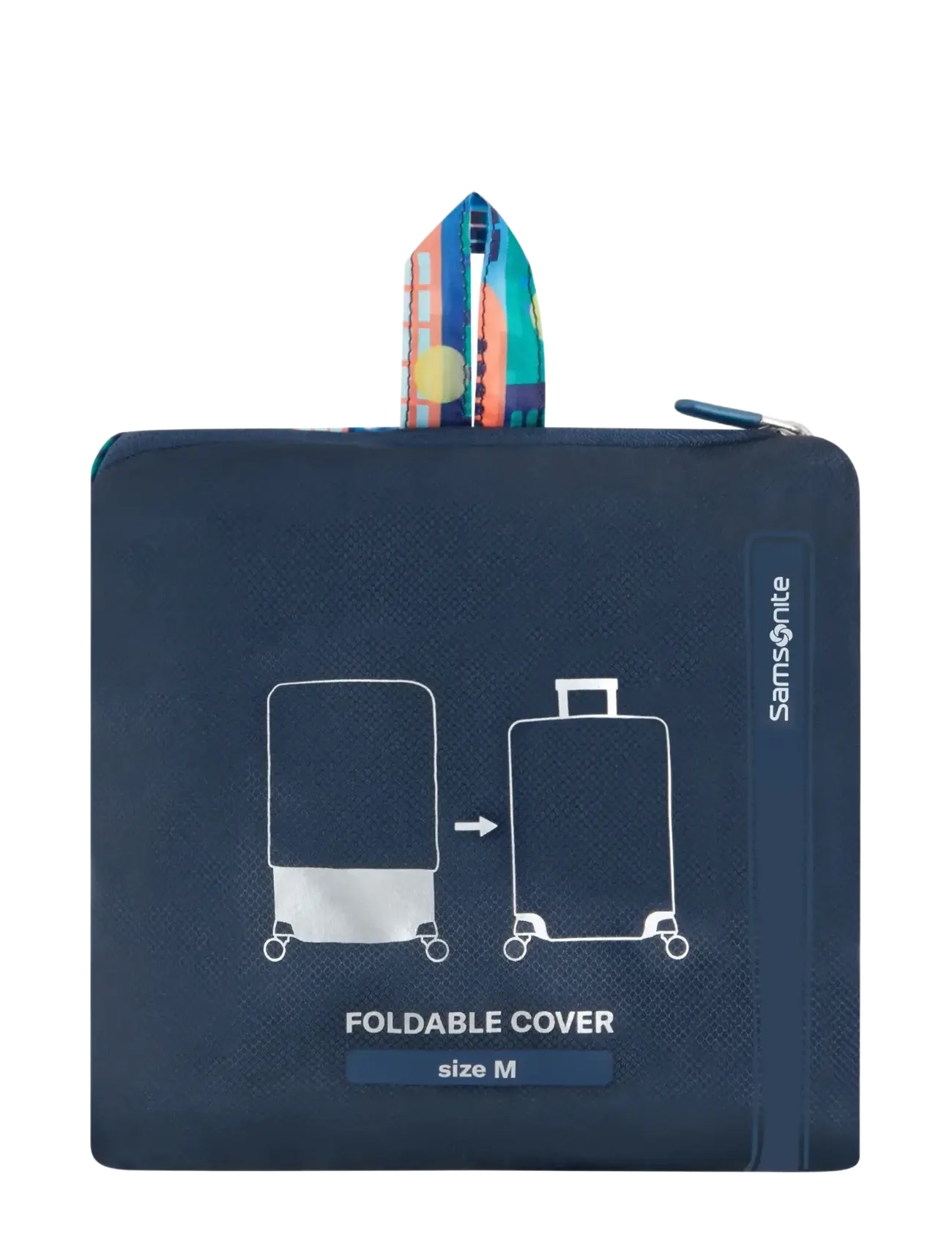 Samsonite - FOLDABLE LUGGAGE COVER M - bagasjetrekk - city print - 1