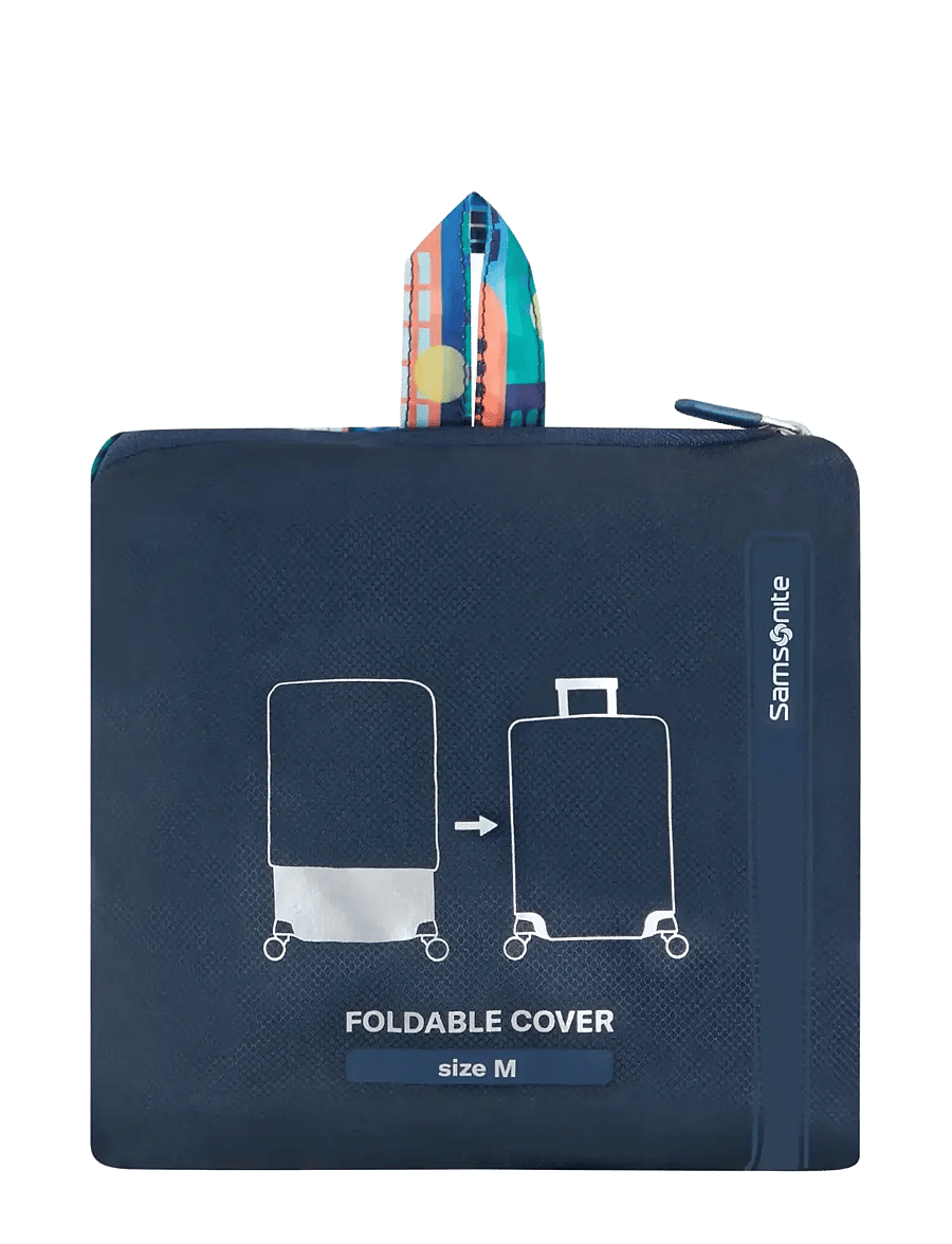 Samsonite - FOLDABLE LUGGAGE COVER M - bagageöverdrag - city print - 1
