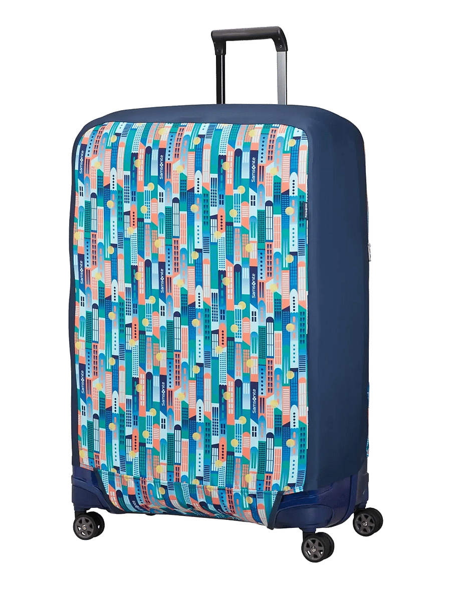 Samsonite - FOLDABLE LUGGAGE COVER XL - kofferschutzhüllen - city print - 0