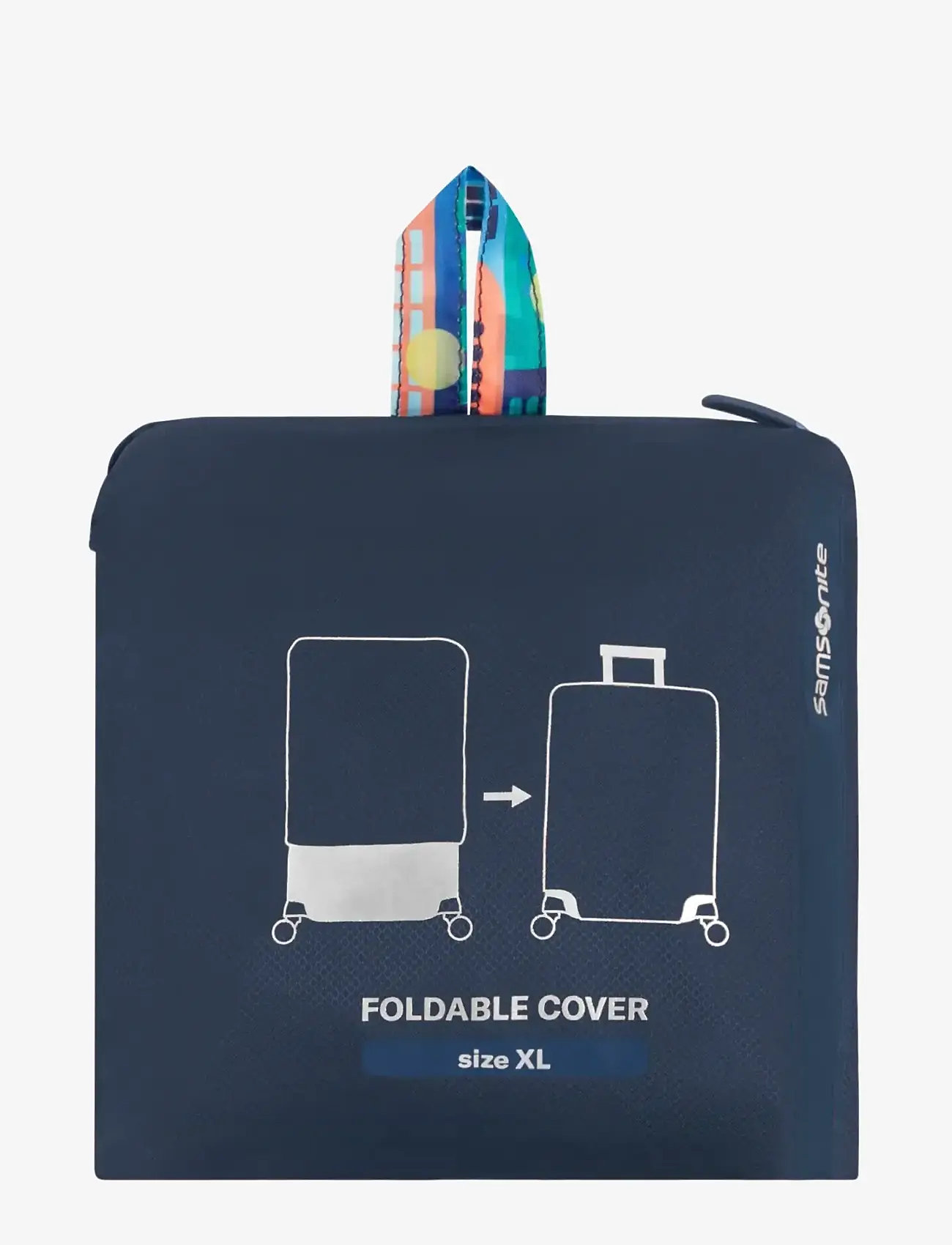 Samsonite - FOLDABLE LUGGAGE COVER XL - pagasikatted - city print - 1