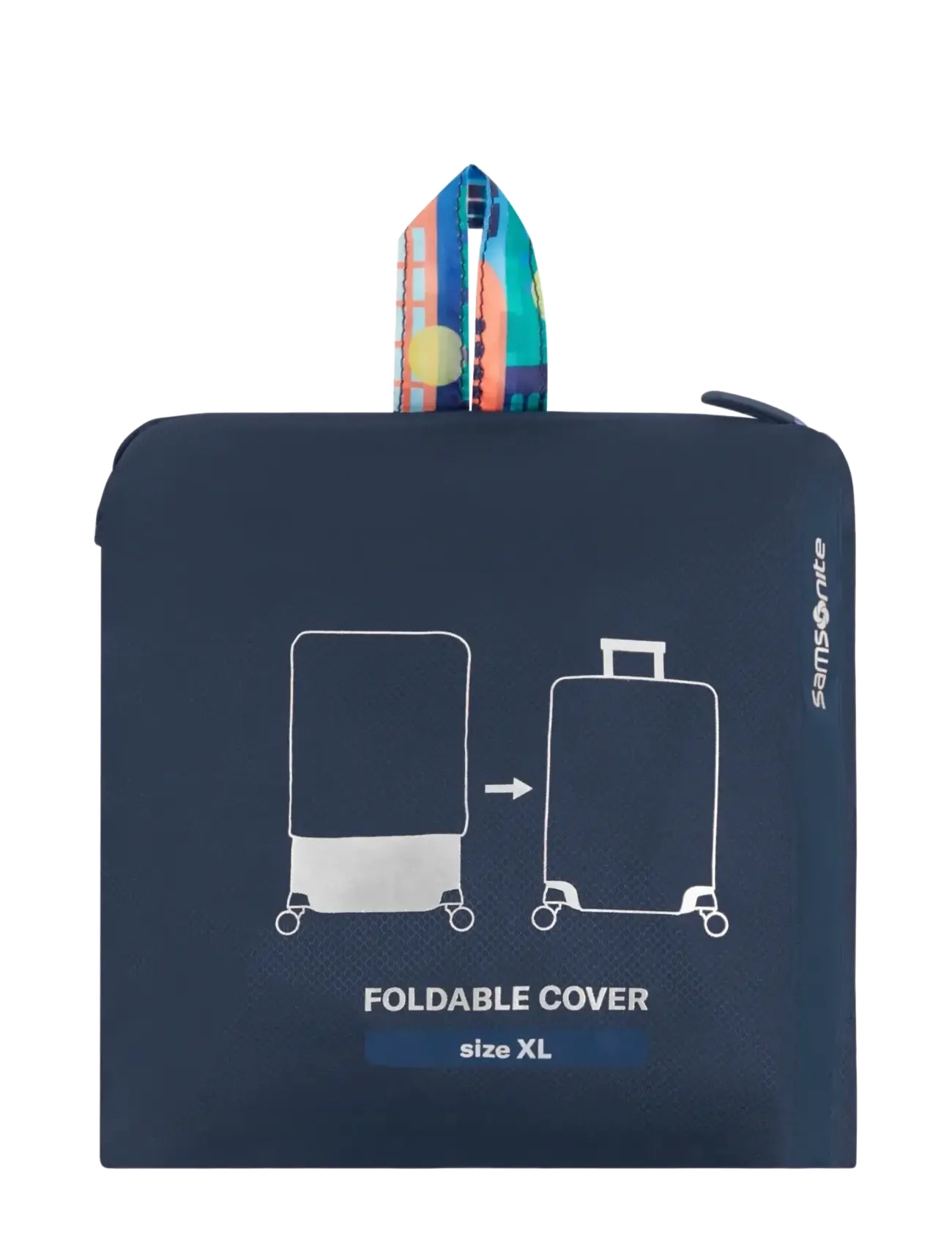 Samsonite - FOLDABLE LUGGAGE COVER XL - bagageöverdrag - city print - 1