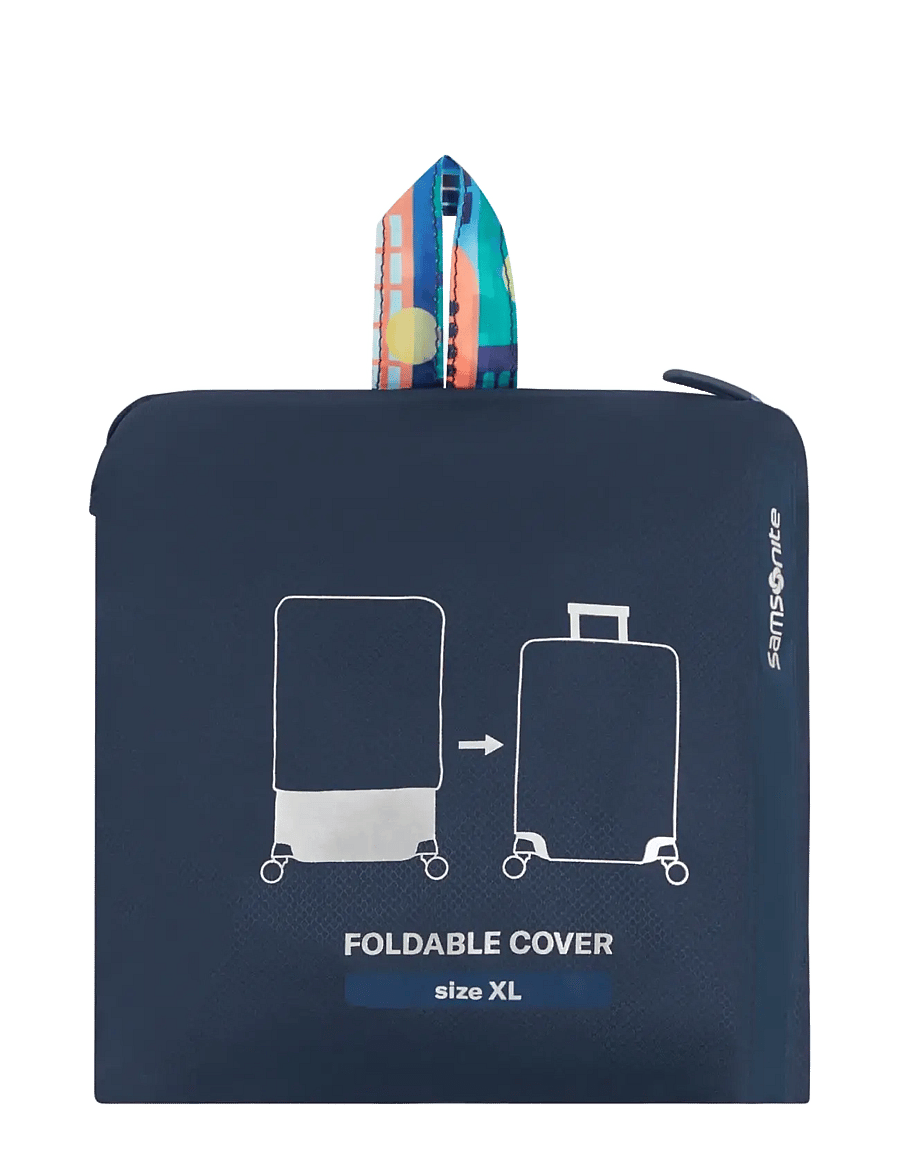 Samsonite - FOLDABLE LUGGAGE COVER XL - kofferschutzhüllen - city print - 1