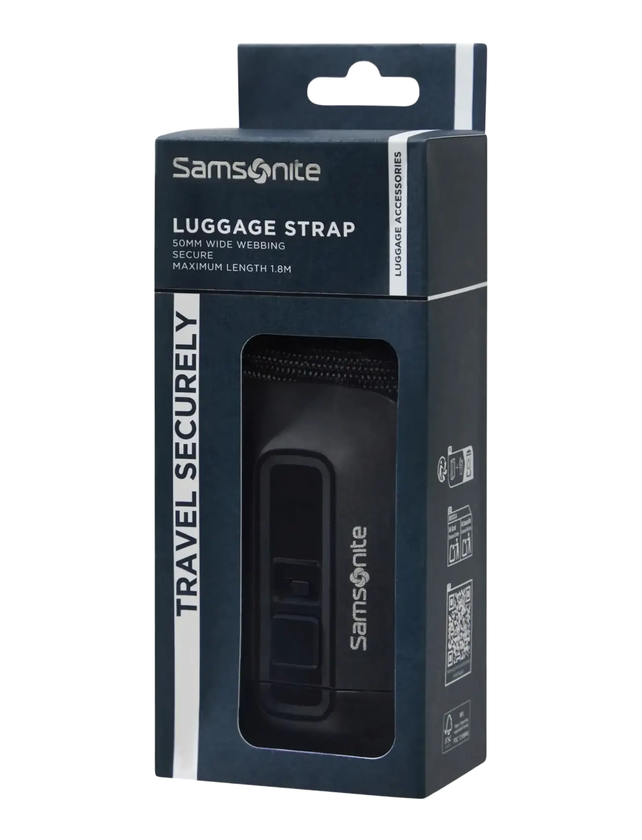 Samsonite - LUGGAGE STRAP 50MM - pakkimise abivahendid - black - 1