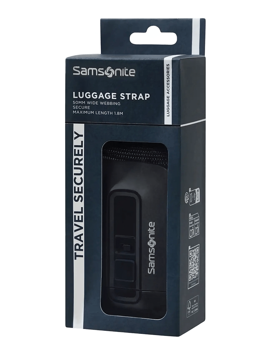 Samsonite - LUGGAGE STRAP 50MM - pakkimise abivahendid - black - 1