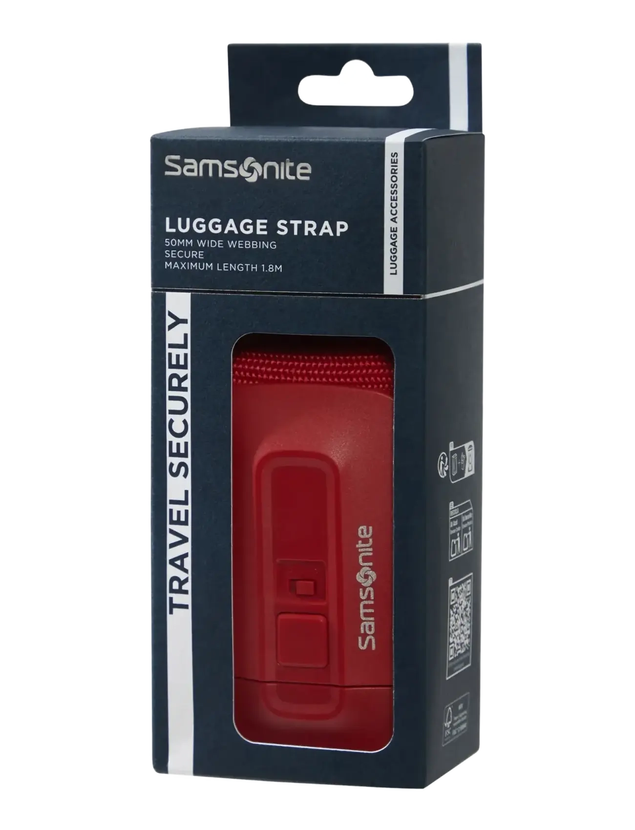 Samsonite - LUGGAGE STRAP 50MM - packningsorganiserare - red - 1