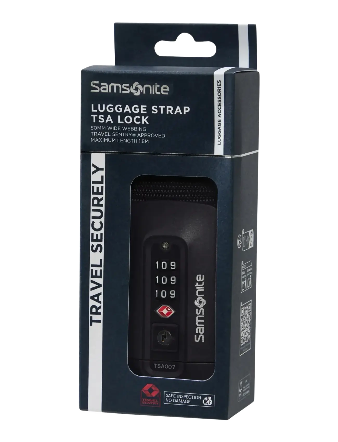 Samsonite - LUGGAGE STRAP/TSA LOCK - pakkauskuutiot - black - 1