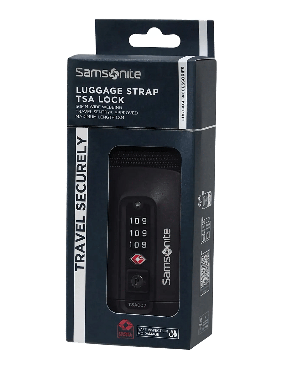 Samsonite - LUGGAGE STRAP/TSA LOCK - pakkauskuutiot - black - 1