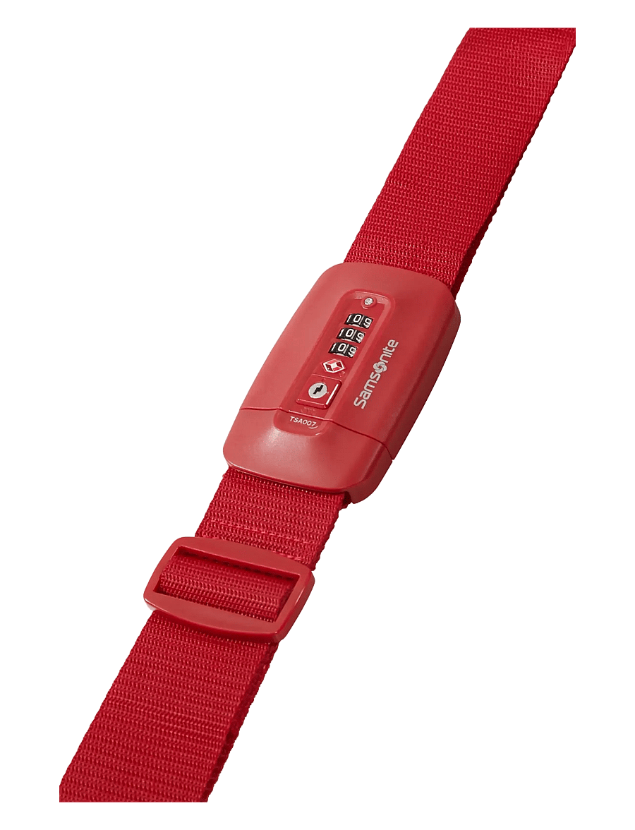 Samsonite - LUGGAGE STRAP/TSA LOCK - pakkauskuutiot - red - 0