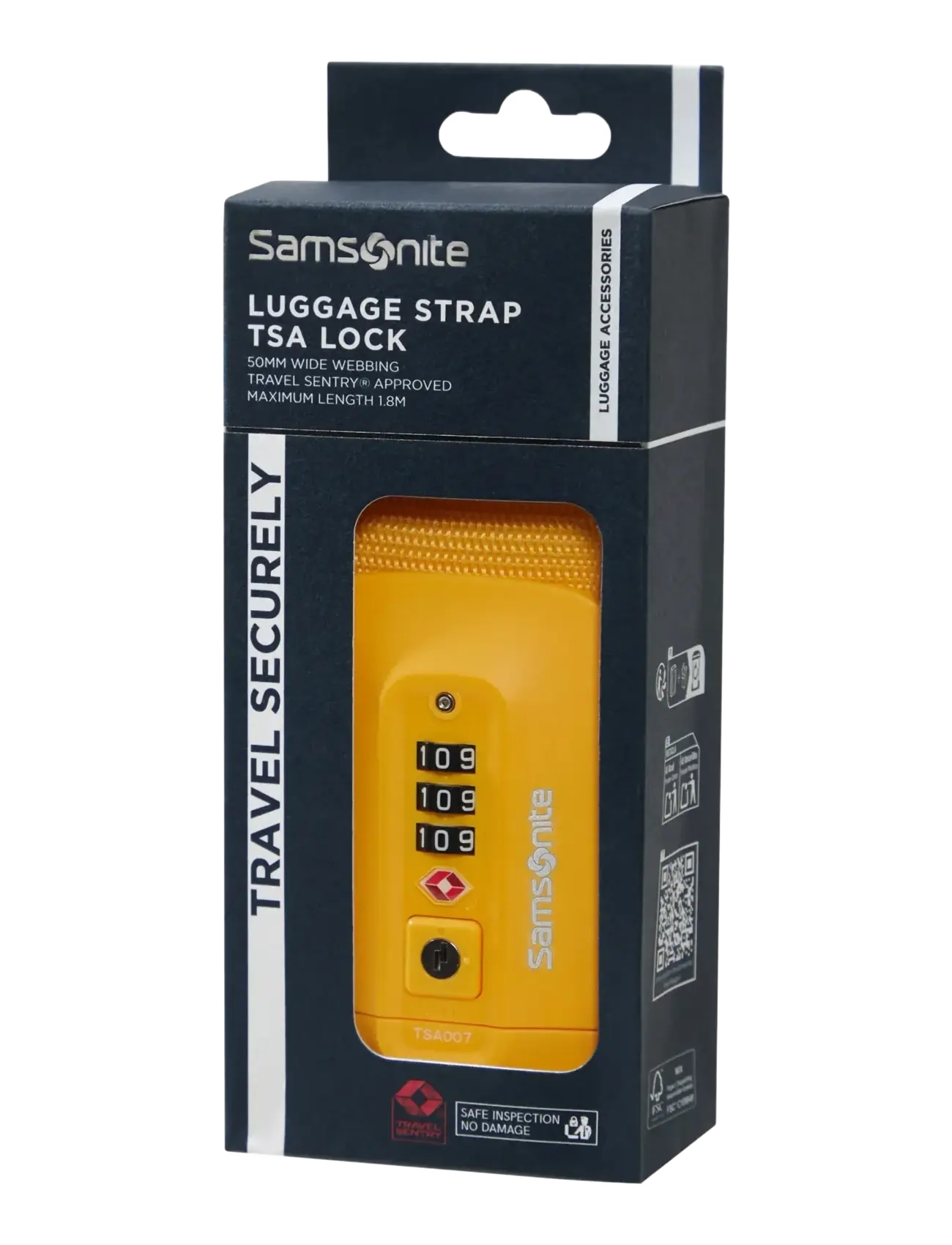 Samsonite - LUGGAGE STRAP/TSA LOCK - packhilfen - yellow - 1