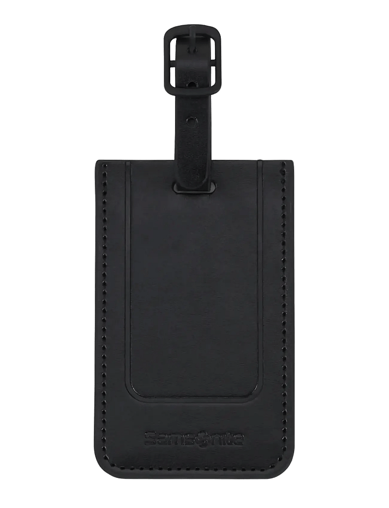 Samsonite - RECTANGLE LUGGAGE TAG x2 - luggage tags - black - 0