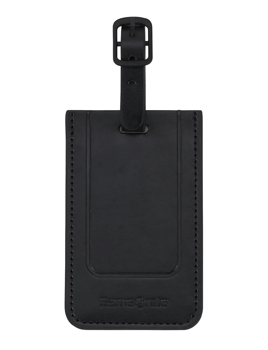 Samsonite - RECTANGLE LUGGAGE TAG x2 - matkalaukkujen nimilaput - black - 0