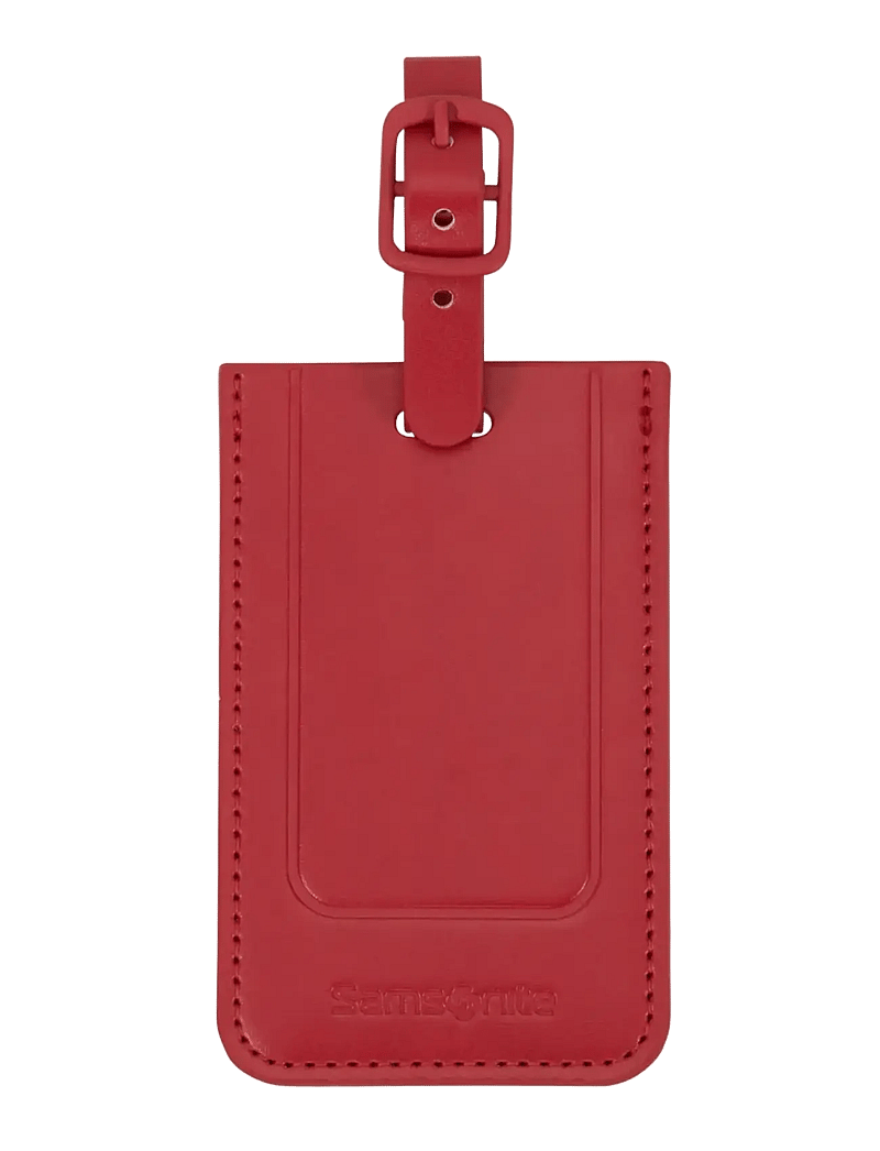 Samsonite - RECTANGLE LUGGAGE TAG x2 - gepäckanhänger - red - 0